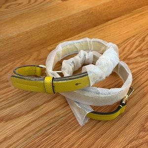 Kate spade crossbody strap in canary yellow